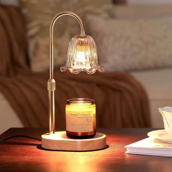 Homelist Candle Warmer Lamp Dimmable 2 Bulbs
