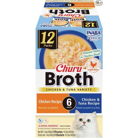 INABA Churu 猫用鸡肉金枪鱼汤包 12袋