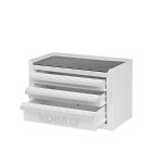 Kobalt 白色钢制工具箱 3层