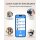 Smart Door Lock Fingerprint WiFi Matte Black