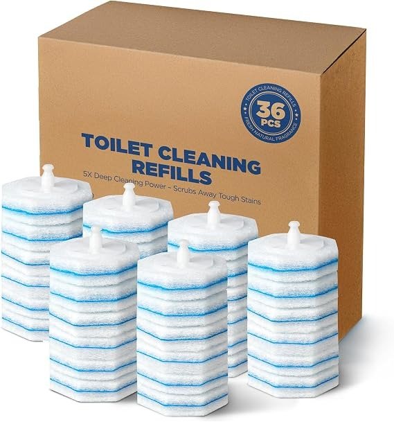  Toilet Wand Refills 36 Count High-Efficiency