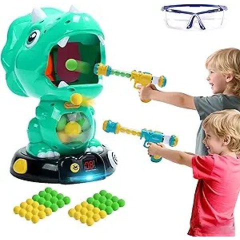 Triceratops Shooting Toy 2 Guns 48 Balls