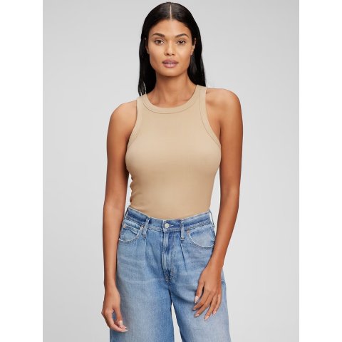 GapRib Halter Tank Top