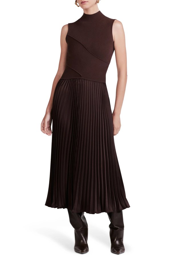 Maizie Sleeveless Pleated Dress for Women