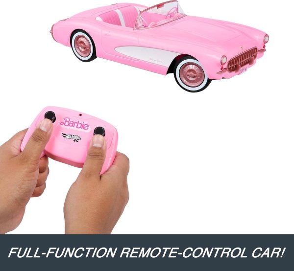 Hot Wheels RC Corvette Barbie Remote Control Car