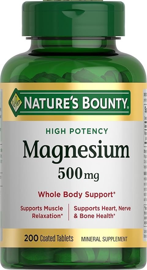 Magnesium Tablets 500mg 200 Count