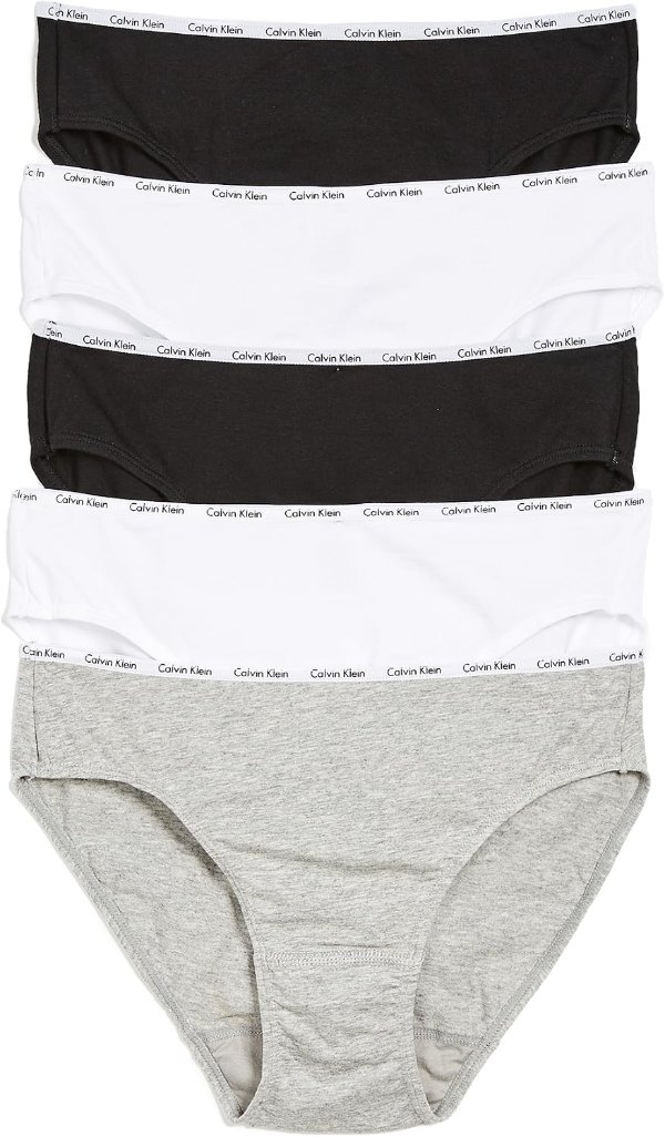 Calvin Klein 棉质女士三角内裤 5条装