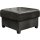 GLAXYFUR Folding Storage Bench PU Leather Black 23.6in