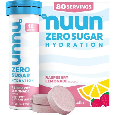 Nuun 零蔗糖电解片 覆盆子柠檬 80份