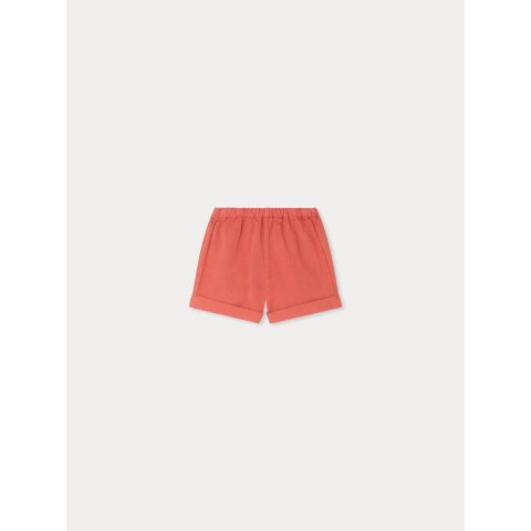Bonpoint Ecady Organic Cotton Shorts Grenadine