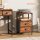 Furologee Nightstand Set 2 Drawers with Charging Station