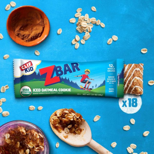 Zbar 冰燕麦饼干能量棒 18支
