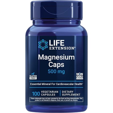 Life Extension 镁胶囊 500mg 100粒