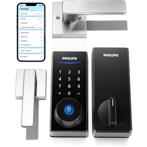 Smart Door Lock Fingerprint Unlock