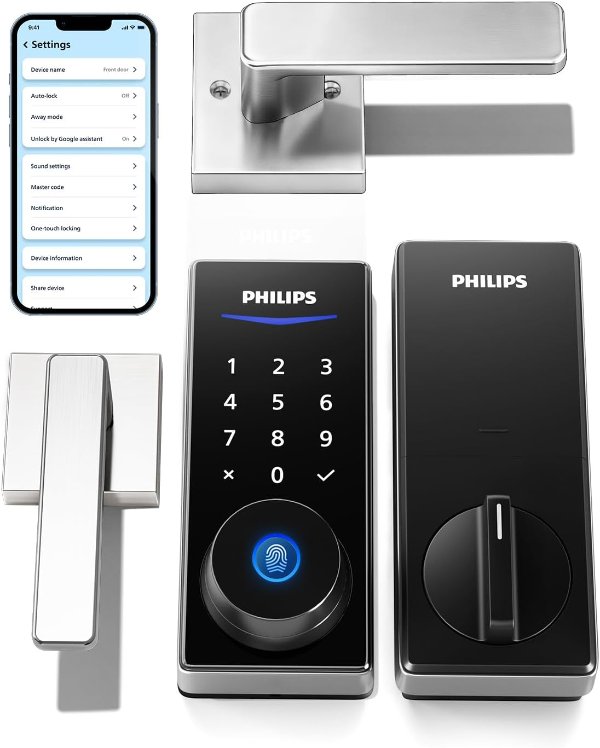 Smart Door Lock Fingerprint Unlock