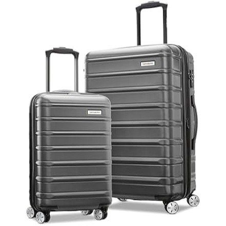  Omni 2 Hardside Luggage Solid Charcoal 19-Inch