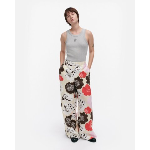 Marimekko Muotti Pioni Trousers Beige
