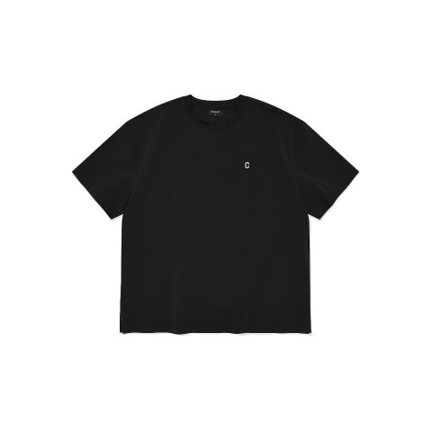 COVERNATSmall C Logo Nylon T-Shirt Black