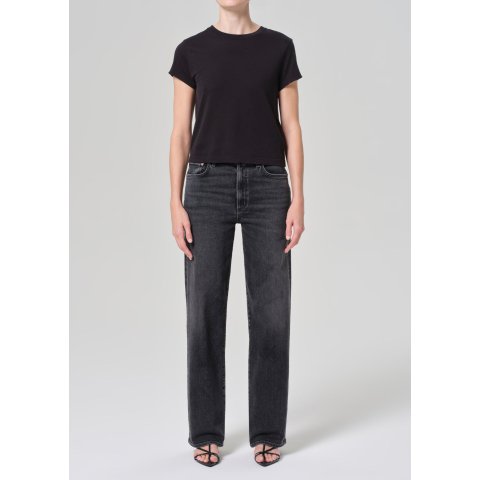 AGOLDEHarper Women s Black Straight Jeans