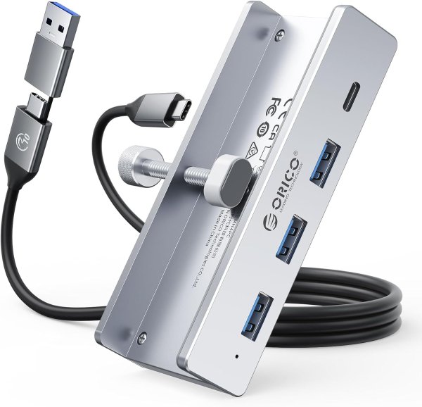 ORICO 3.0 USB集线器 银色