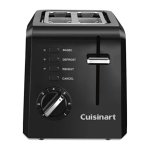 Cuisinart CPT-122BK 烤面包机 黑色 2片位