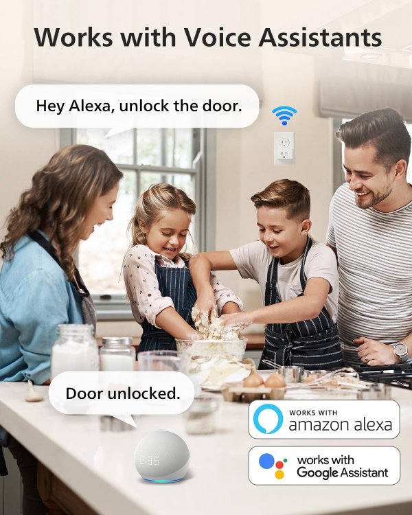 Wi-Fi Smart Door Lock Fingerprint Unlock