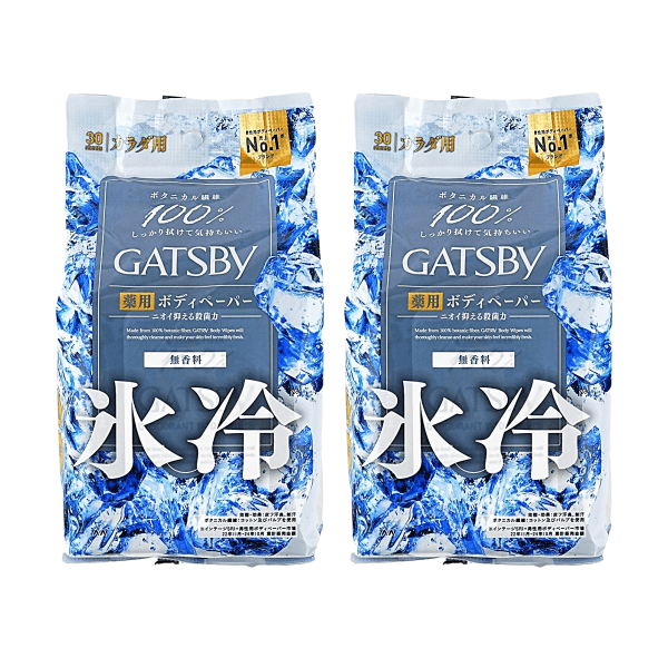 GATSBY 冰感身体湿巾 无香型 30片