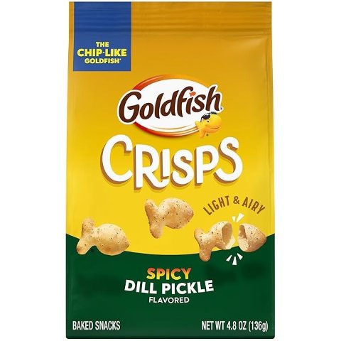 GOLD FISHSpicy Dill Pickle Baked Crackers 4.8oz