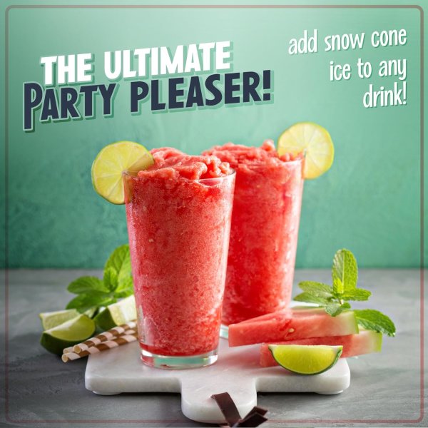 Nostalgia Snow Cone Machine Retro Red