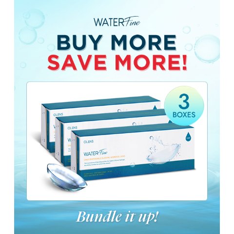 Waterfine Contact Lenses 3 Boxes