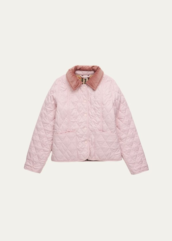 Kids Quilted Barn Jacket Size 3-14