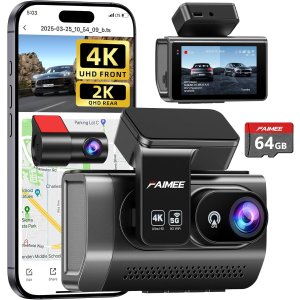 YourGuardianontheRoad 4K行车记录仪 前后双录 64GB