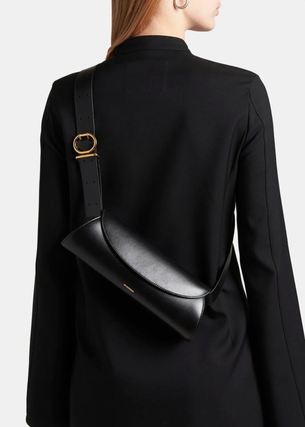 Cannolo Small Napa Leather Shoulder Bag