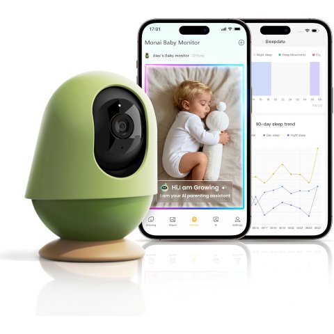 Monai 3K UHD 婴儿监视器 6倍变焦