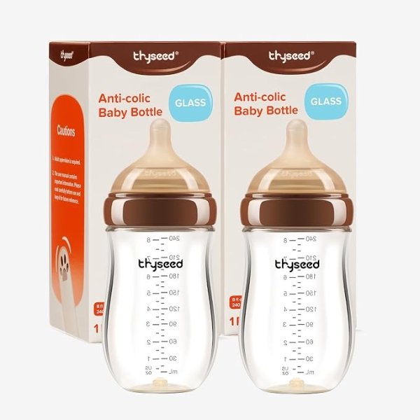 Glass Baby Bottle 8oz 2 Pack