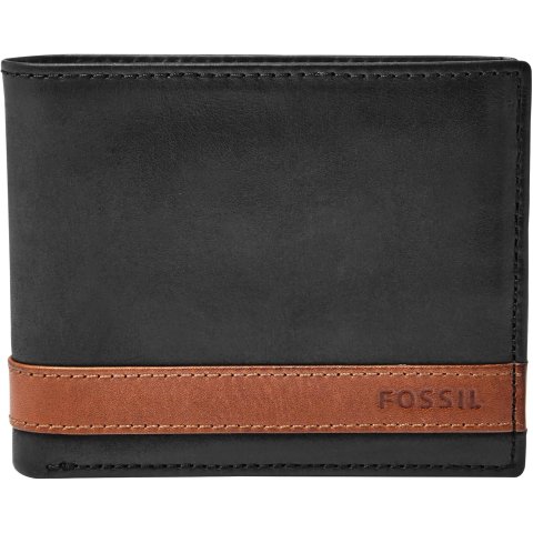 Fossil Quinn Men s Leather Wallet Black