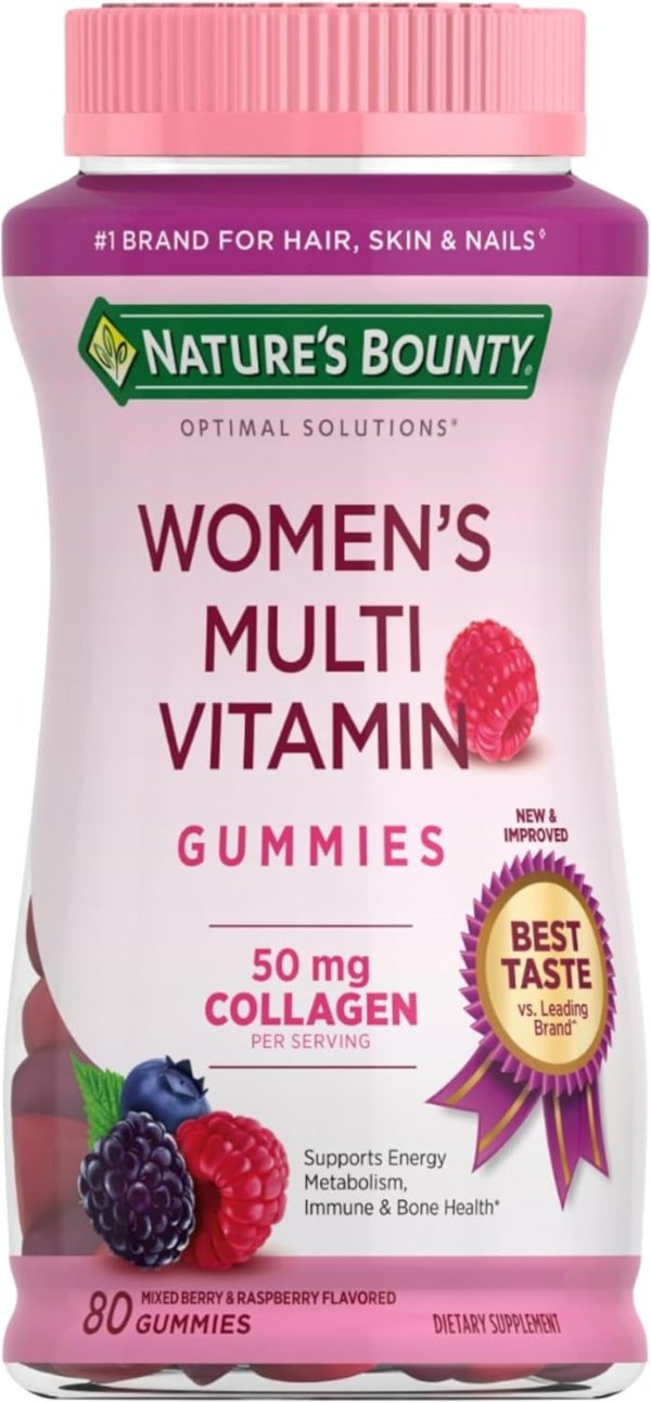 Women's Multivitamin 80 Gummies Raspberry Flavor