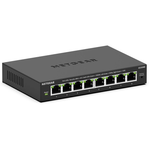 NETGEAR GS308E 8-Port Gigabit Switch Silent
