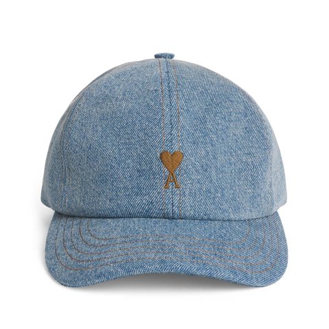  Denim Logo Embroidered Baseball Cap