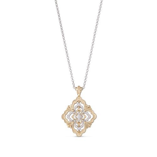 Opera Galileo Pendant Yellow and White Gold