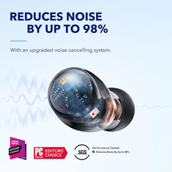 Soundcore Anker Soundcore Space A40 降噪无线耳机 50小时续航