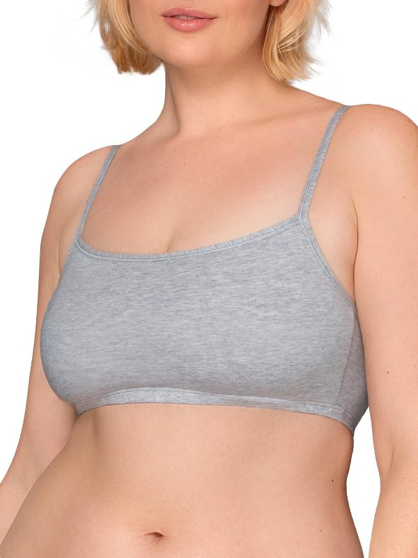 Women's Cotton Spaghetti Strap Sports Bra