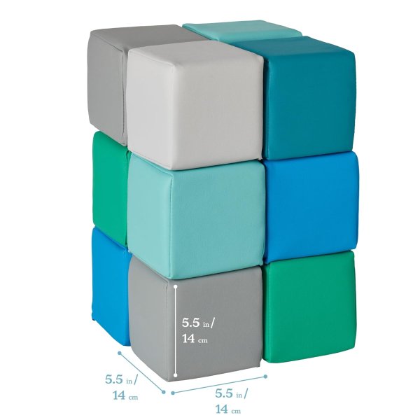 SoftZone Foam Cubes 12-Piece