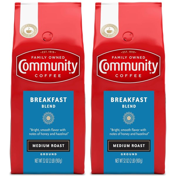 Community Coffee 早餐研磨咖啡 32盎司