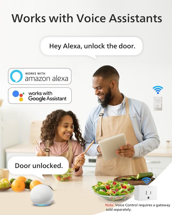Smart Door Lock with Handle Fingerprint Unlock