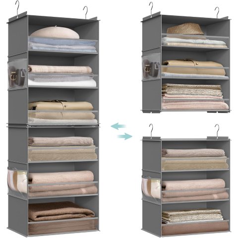 Hanging Organizer 6-Tier URCH007G01 Dove Gray