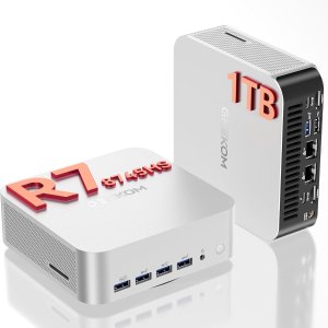 GEEKOM A8 Max 迷你主机 Ryzen 7 16GB 1TB 双网口