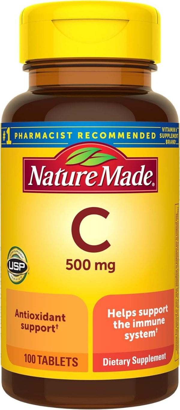 Vitamin C 500mg Tablets 100 Count