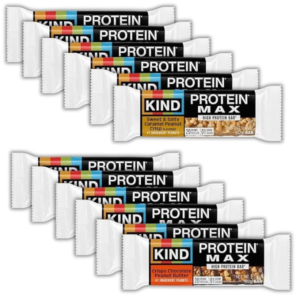 Protein MAX Bars 20g Protein 12 Count