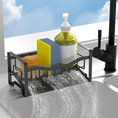 Maifan Stainless Steel Sink Caddy with Auto Drain Tray